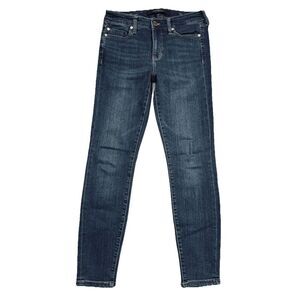 Liverpool Jeans The Ankle Skinny 2/26 (26x26) Blue Dark Wash Stretch Womens